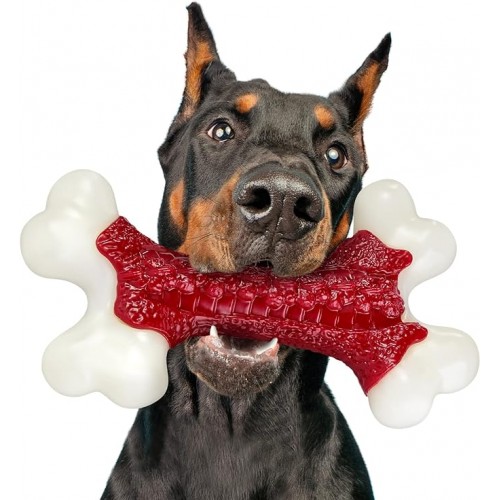 Tough Dog Toys, Toys for Aggressive Chewers Large Breed, Chew Dogs, Bone Toy Nylon Durable Dogs Extreme Indestructible Tough Dog Toys, Toys for Aggressive Chewers Large Breed, Chew Dogs, Bone Toy Nylon Durable Dogs Extreme Indestructible